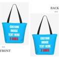 thumbnail image 4 of Custom Tote Bag With Logo Photo, Custom Bag, Personalized Shopping Bags Reusable Grocery Bags Bulk For Work Travel Gifts, 4 of 8