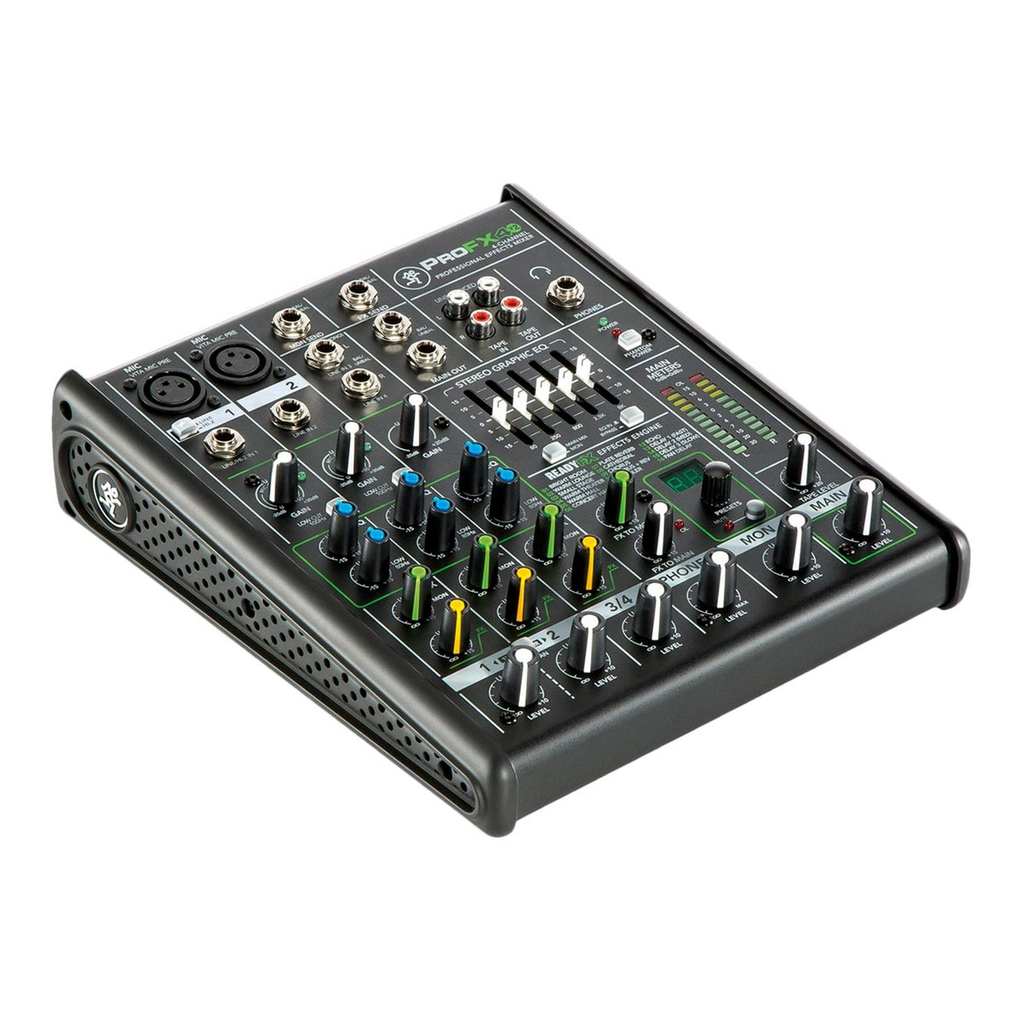 Mackie ProFX4 v2 4チャンネル　ミキサー Mackie ProFX4v2 4-Channel Mixer + Effects - Perfect Circuit
