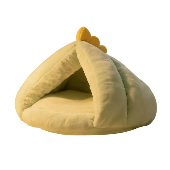 Semi Enclosed Dog Bed, All Season Warm Pet Bed with Orthopedic Support, Removable Washable Cover for Small to Medium Dogs and Cats