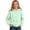 Light Green, variant on GobdXE Solid Cotton Blend Girls Zip Up Hoodie Long Sleeve Dual Patch Pocket Loose Casual Children Jacket Sweatshirt,2-3 Years(Sky Blue)