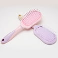 thumbnail image 4 of Cepillo de peinado de 9 filas pa cabello corto/lgo/lisofino/grueso Púrpura Colcomx cepillo para el cabello para cabello rizado, 4 of 8
