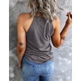 thumbnail image 4 of Langwyqu Summer Sleeveless Tank Tops Women Solid Color Slim Fit Casual Tops, 4 of 5