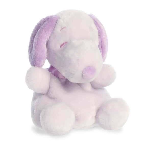 Aurora - Mini Purple Adorable Stuffed Animal - 5" Spring Snoopy Palm Pals - Peanuts