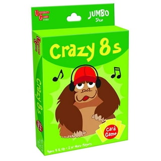  Chuckle & Roar - Classic Card Games 4pk - Ages 4 and up -  Family Game Night - Old Maid, Crazy 8s, Spoons, Matching : Toys & Games