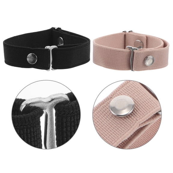 LEORX 10Nonslip Stickers High Heels Shoe Straps Multi Color Fabric Metal Adjustable Elasticity