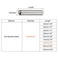 thumbnail image 2 of 12x80mm Dowel Pins, 2 Pack Round Head Flat Chamfered End Dowel Pin, 2 of 5