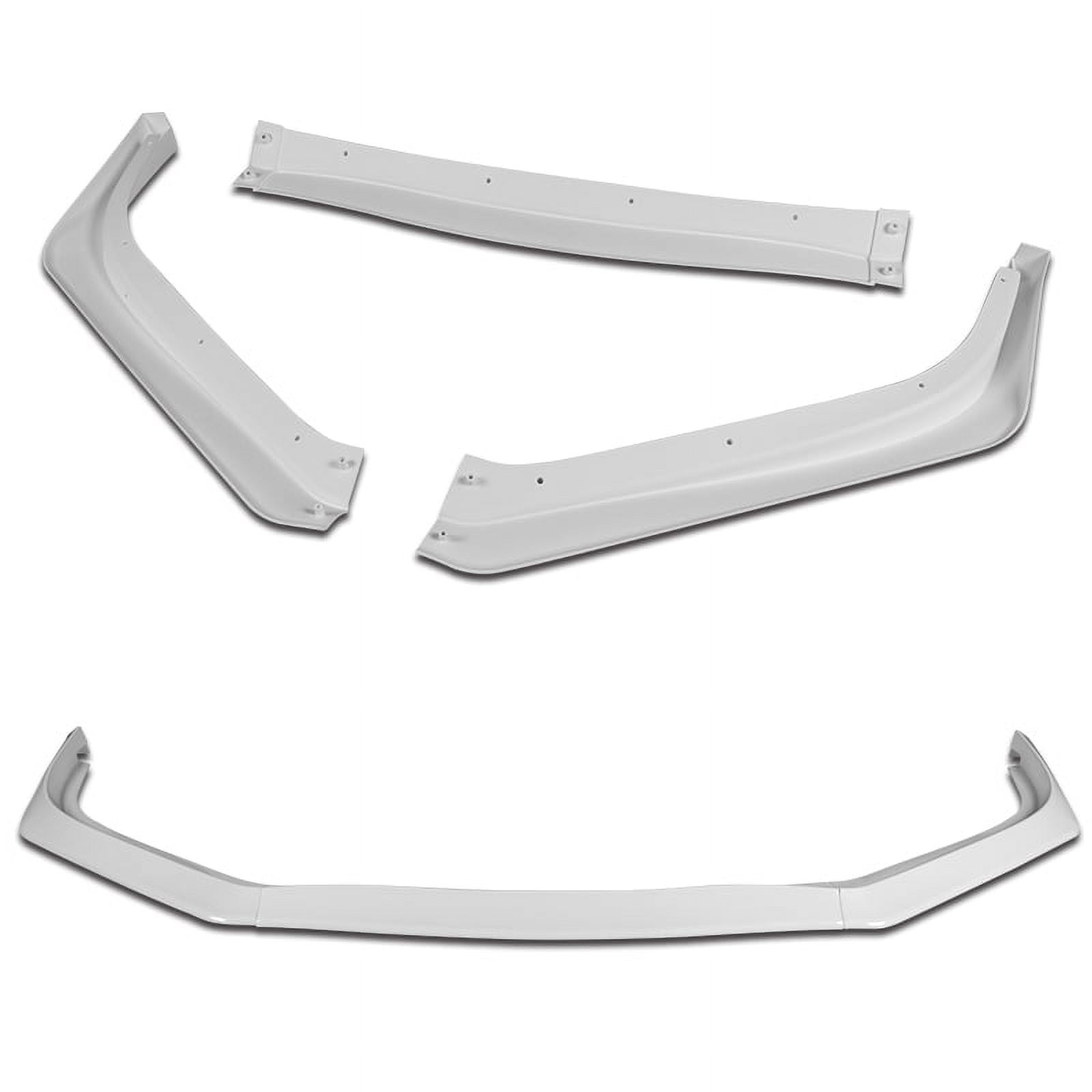 Stay Tuned Performance For 2013-2015 Honda Civic Sedan Painted White Aero-Style Front Bumper Body Lip
