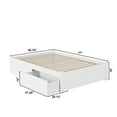 thumbnail image 6 of AFI Concord Full Solid Wood Platform Bed with Footboard & 2 Storage Drawers in White, 6 of 7