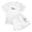A-White179, variant on Jamsmile Toddler Boys Sports Sets Letters Print Short Sleeve Tshirts And Gym Shorts 2pcs Tracksuits Boys Activewear Outfits