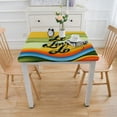 thumbnail image 3 of nygtbtfer Tablecloth, Fitted Table Cover with Elastic for Tables, Modern Watercolor Art Table Cloth Outdoor Indoor Dinning Party Tablecloths, 3 of 7