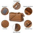 thumbnail image 2 of GAEKEAO Crossbody Bags for Women Large Capacity Leather Phone Purse Women Wallet with RFID Blocking Credit Card Slots Removable shoulder strap, 2 of 8