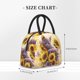 thumbnail image 2 of Easygdp Daisy Sunflower Lazy Cat Bolsa de Almuerzo Insulada Grande, Forro de Aluminio, Diseño Espacioso, a Prueba de Fugas, Ideal para Trabajo, Picnics, Viajes y Actividades al Aire Libre, 2 of 6