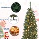 thumbnail image 2 of Árbol de Navidad Pre-Iluminado 6 Pies - Estilo Lápiz para Decoración de Interiores y Exteriores, 2 of 13