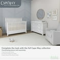 thumbnail image 4 of Evolur Signature Cape May 5-in-1 Full Panel Convertible Crib, White, 4 of 6