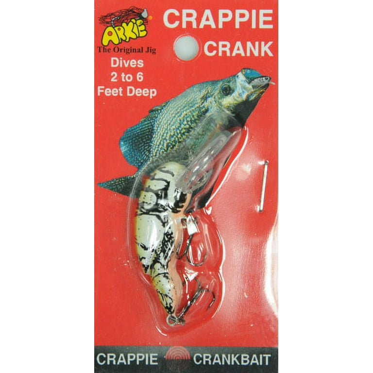 Arkie Lures Crappie Crankbait Craw Puddle Craw - 1 Each
