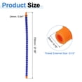 thumbnail image 2 of Uxcell 1 Pack G1/2" Manguera flexible de refrigerante de agua y aceite, tubo de refrigeración ajustable redondo de plástico de 700mm con tubo interno para sistema de refrigeración por agua CNC, 2 of 7