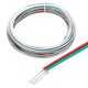 thumbnail image 1 of Cable eléctrico de 3 conductores de 28 AWG Uxcell, cable de cobre estañado de 66FT, cable flexible trenzado para tiras LED, lámparas, cableado residencial, circuito de automóvil, 1 of 7