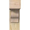 thumbnail image 2 of Ekena Millwork 8"W x 18"D x 22"H Funston Block Rough Sawn Bracket w/ Offset Brace, Douglas Fir, 2 of 25