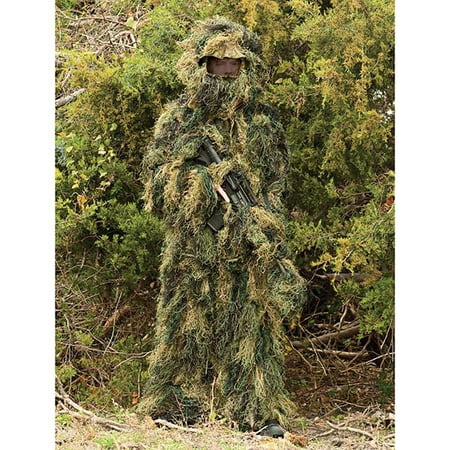5-Piece Ghillie Suit Woodland - X-Large/2X-Large (Best Ghillie Suit In The World)