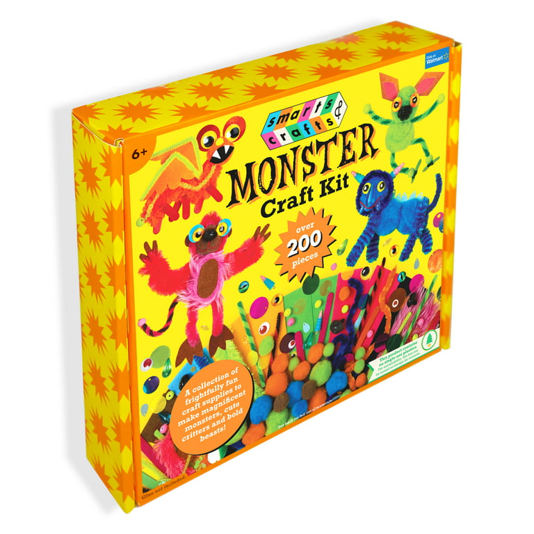 Sassafras Paint Your Own Monster Kids Activity Craft Kit with Paints and  Ceramic Figure - sassafrasstore
