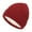 Red, variant on Girls Fashion Solid Autumn Winter Knitted Hat Warm Woolen Beanie for Men and Women Soft Outdoor Daily Headwear