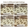 thumbnail image 7 of ODIKA 6'x9' Washable Area Rug Non-Slip, Chair-Friendly, Farmhouse Large Southwestern Trellis Vintage Cream Bohemian Boho Flowing for Dining Room, Under Table, Office Décor, 7 of 7