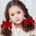 thumbnail image 4 of Set de 3 pinzas para el cabello con lazo de terciopelo, estilo princesa, con diseño de dulces y estilo moderno., 4 of 6