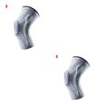 thumbnail image 4 of Greeniant Sport Kneepad 3D Elástico Protector de rodilla Transpirable Sport Joint Support Sleeve, S, Negro Gris azul gris S 2piezas, 4 of 6