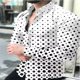 thumbnail image 1 of Camisa de solapa para hombre, informal, cómoda, de noche, tendencia de moda, estilo retro clásico, primavera y verano, 1 of 6