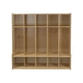 thumbnail image 4 of 5-Section Coat Locker with Bench & Cubby Storage for Kids, 4 of 6