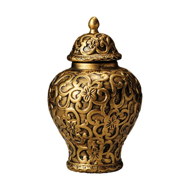 Jarrón de porcelana con forma de jengibre para escritorio, florero de cerámica, tarro decorativo para almacenamiento pequeño