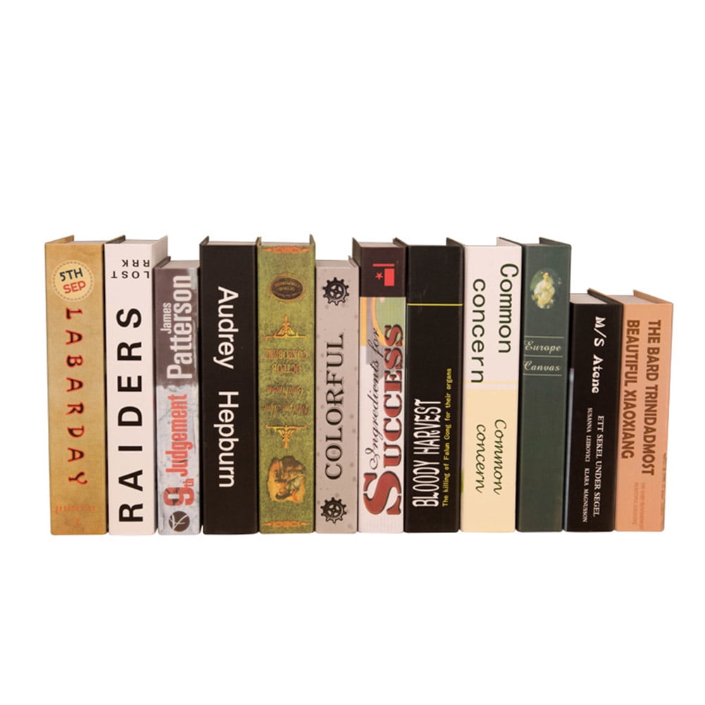Simple Modern False Book Simulated Book Decoration Display Ornament Bookcase Photography Prop Decoration Book Home Decoration Household Daily Holiday Decoration Walmart Com Walmart Com
