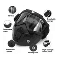 thumbnail image 2 of Mascara Y Goggles Motociclismo Malubero Tornasol Azul Malu2042, 2 of 3