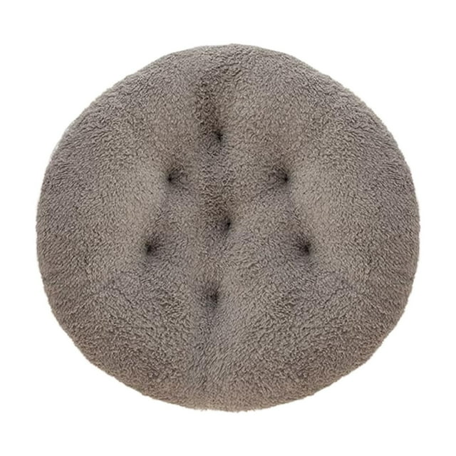 Billuyoard Cojín de asiento suave y cómodo de felpa para comedor, oficina, sillas de jardín, cojines de asiento al aire libre Conjuntos de muebles de sala de estar D 40*40cm
