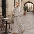 thumbnail image 3 of SUNBS Lounge Sets for Women 2 Piece Sweatsuits Mock Neck Sweatshirt Outfits for Women Fall Oversized Loungewear Sweatpants, 3 of 9