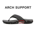 thumbnail image 2 of Nortiv8 Athletic Flip Flops for Men Casual Thong Beach Sandals SNFF221M GREY Size 9, 2 of 4