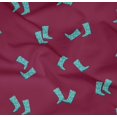 thumbnail image 4 of oneOone Tissu Popeline de Coton Biologique Sergé Bottes Mode Imprimé Tissu BTY 42 Pouces de Large, 4 of 4