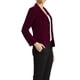 thumbnail image 4 of BLAZER DE TRABAJO PARA MUJER INSPIRAR CHIC CON SOLAPA Y MANGAS LARGAS, TRAJE BLAZER ROJO PURPÚREO 3XL, 4 of 6