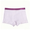 thumbnail image 2 of KyCheLot Girls Boxer Briefs Mid Waist Casual Solid Color Breathable Comfort No Show Underwear 6-13 Years, 2 of 5