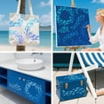thumbnail image 2 of 2pcs School of Fish Stencil 11.8×11.8inch Shoal of Fish Stencil with Paint Brush Reusable Large Ocean Theme Template for Crafts and Decorations on Wood Wall Furniture Fabric Decor Colorful, 2 of 9