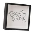 thumbnail image 4 of veasfak Shadow Box Frame Compact Top Loading Display Case for Artworks Cards Tickets black 29x29cm, 4 of 9