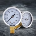 thumbnail image 4 of Pressure Gauge, Mini Air Pressure Meter, 1/4" NPT Thread Mount For Fuel Oil For Liquid Water Air, 4 of 8
