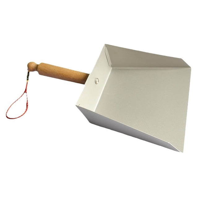 Compact Stainless Steel Handheld Dustpan with Short Handle for Efficient Indoor and Outdoor Cleaning Tasks