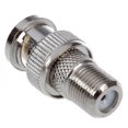 thumbnail image 1 of Adaptador de TV con conector macho BNC a conector hembra tipo F, conector coaxial RF, 2 unidades, 1 of 4