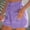 Purple, variant on YLOMAY Shorts Woman Summer Women Short Pants Elastic Mid Waist Pocket Shorts with Drawstring Solid Color Stylish Shorts Loose Fit Party Wear Black L