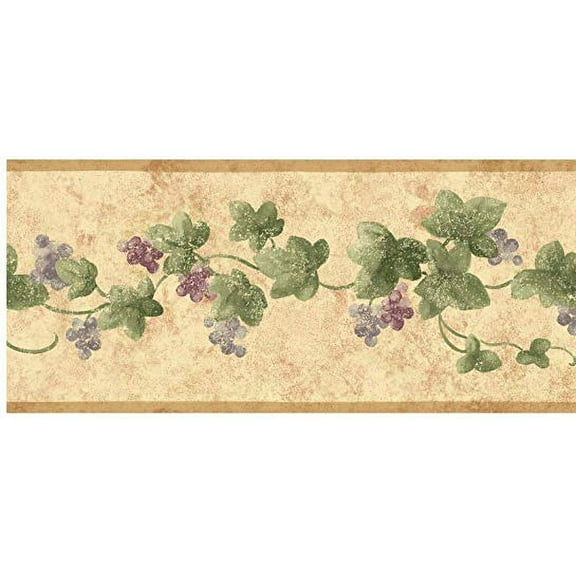 877954 Narrow Ivy Wallpaper Border SM8430b