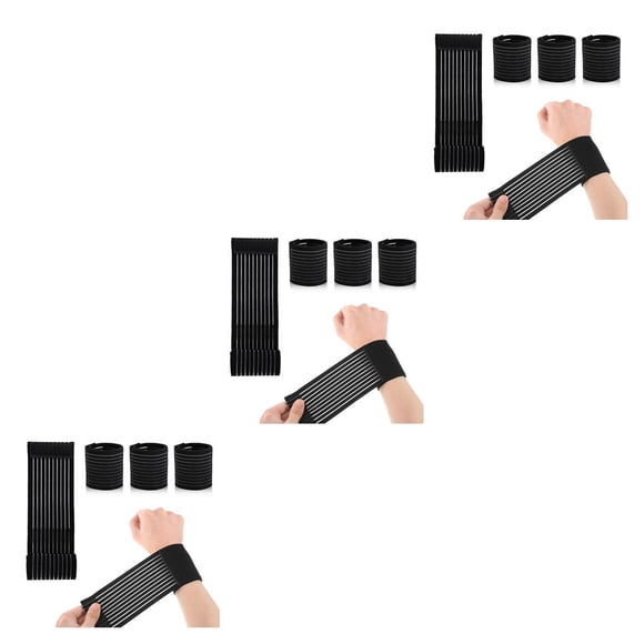 Naiovety Muñequera deportiva de 4 Uds., soporte de muñeca flexible ajustable, Protector carpiano de seguridad de nailon, gimnasio, Fitness, Type1