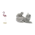 thumbnail image 1 of Estatua De Resina De Flamenco, Escultura De Ave, Adorno De Mesa, Artesanía Moderna, Figura Decorativa, Animal, Decoración Para El Hogar, Chimenea, Jardín, Soporte De Metal, Patio, Estanque,, 1 of 8