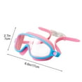 thumbnail image 3 of Usbinx Life Goggles Swim Goggles HD Large Frame Anti-Fog Waterproof Silicone Swimming Glasses for Children Adults Mask Style, 3 of 7