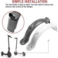 thumbnail image 4 of HUGFEGWE Electric Scooter Fender Kit Scooter Rear Mudguard With Light Kit Upgraded Compatible With Xiaomi M365 Pro Pro 2 1S(Color:WHITE) CJB91-84557, 4 of 6